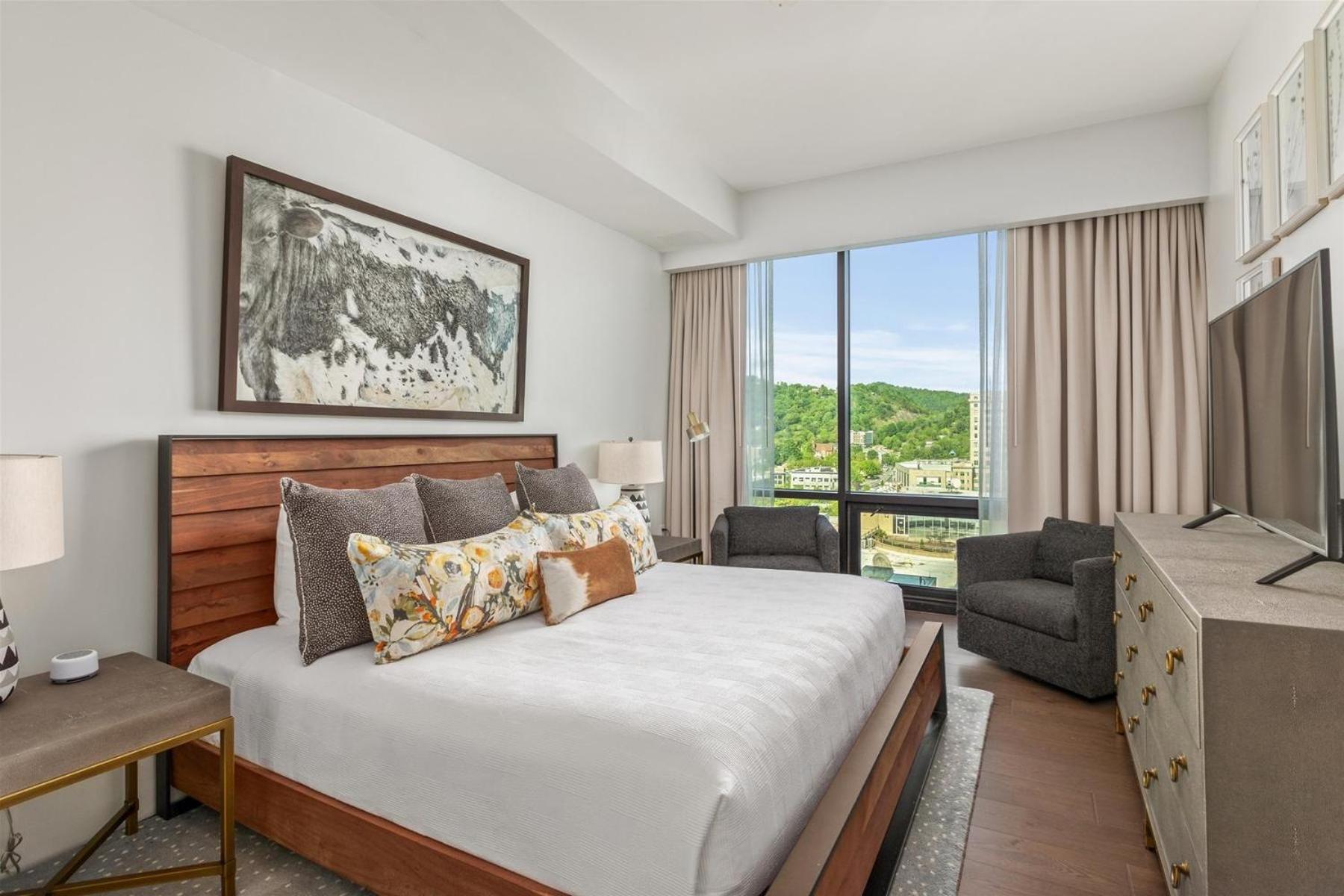 The Views Over Pack Square Park: Luxury Downtown Arras Condo Asheville Exterior photo